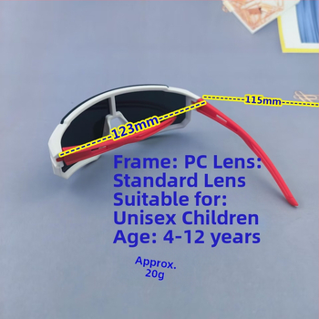 Dječje naočale za jahanje, modne šarene dječje sunčane naočale, cool sunčane naočale za bebe, stariju djecu, prekogranične