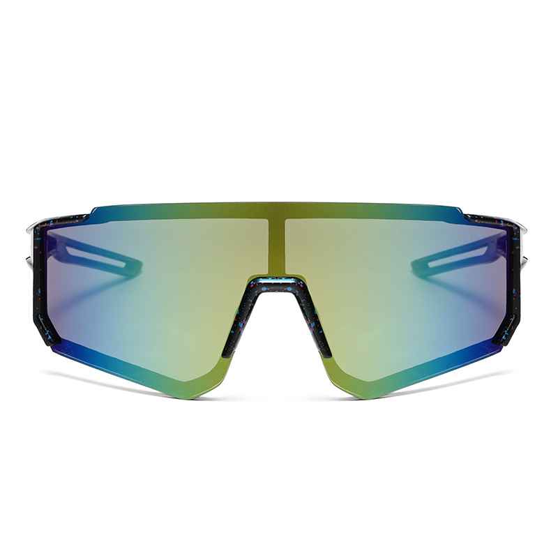 Нови модни детски слънчеви очила с графити за открито Y2K, колоездачни слънчеви очила с цветни лещи, бонбонени цветни очила 3269