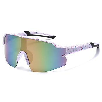Трансгранични европейски и американски детски слънчеви очила с графити за момчета и момичета, цветни слънчеви очила, спортни велосипедни очила 3322