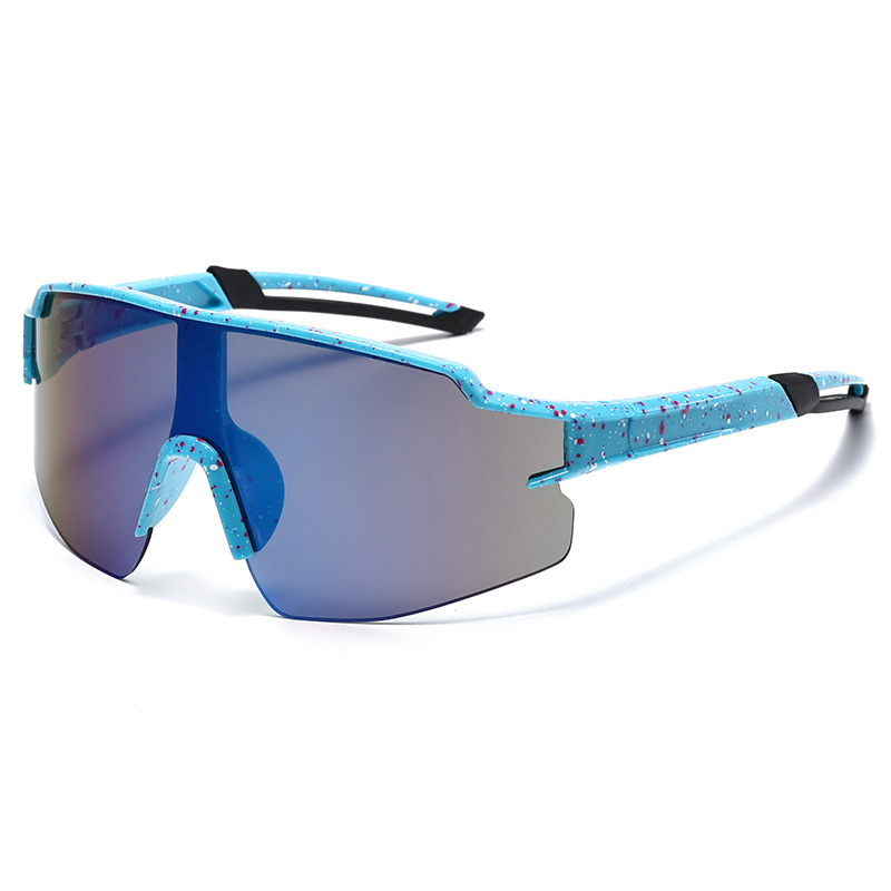 Трансгранични европейски и американски детски слънчеви очила с графити за момчета и момичета, цветни слънчеви очила, спортни велосипедни очила 3322
