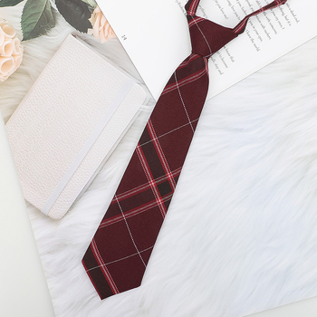 Γυναικείο καρό με μαύρο παπιγιόν σε ιαπωνικό στιλ, κολάρο με λουλούδια, κορδέλα κολεγιακού στιλ, πουκάμισο με φιόγκο, ναυτικό κοστούμι