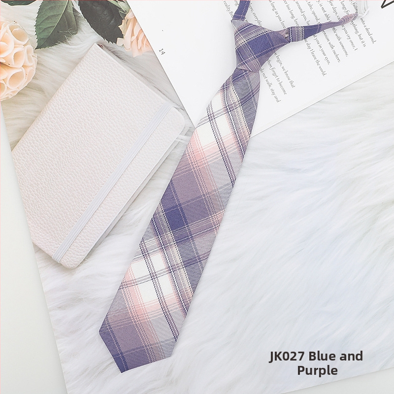 Stil japonez în carouri negru papion guler șir femei guler flori stil colegiu panglică JK arc cămașă costum de marinar