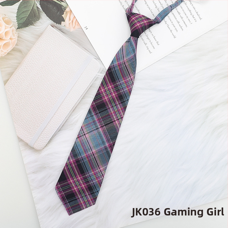 Stil japonez în carouri negru papion guler șir femei guler flori stil colegiu panglică JK arc cămașă costum de marinar