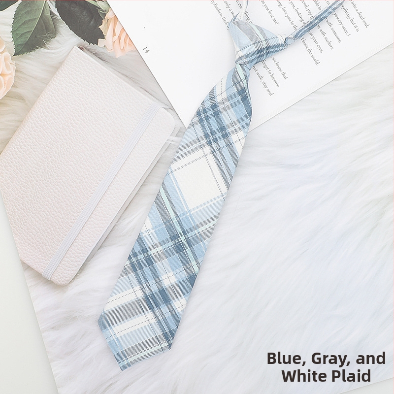 Stil japonez în carouri negru papion guler șir femei guler flori stil colegiu panglică JK arc cămașă costum de marinar