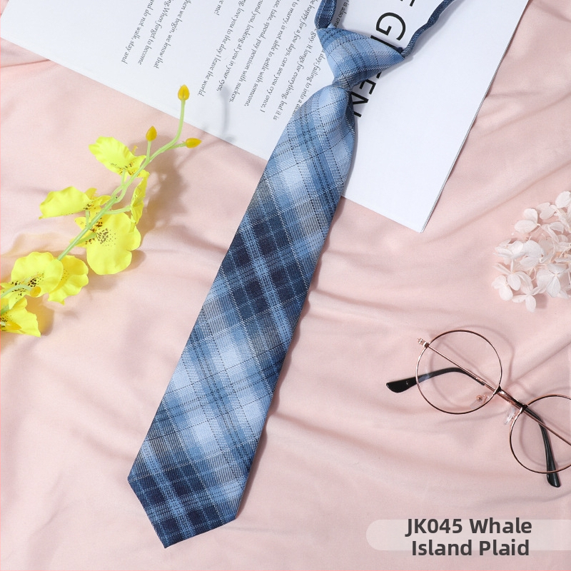 Stil japonez în carouri negru papion guler șir femei guler flori stil colegiu panglică JK arc cămașă costum de marinar