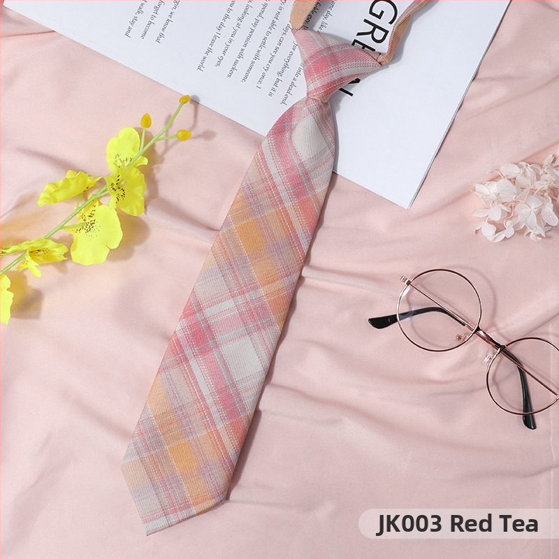 Stil japonez în carouri negru papion guler șir femei guler flori stil colegiu panglică JK arc cămașă costum de marinar