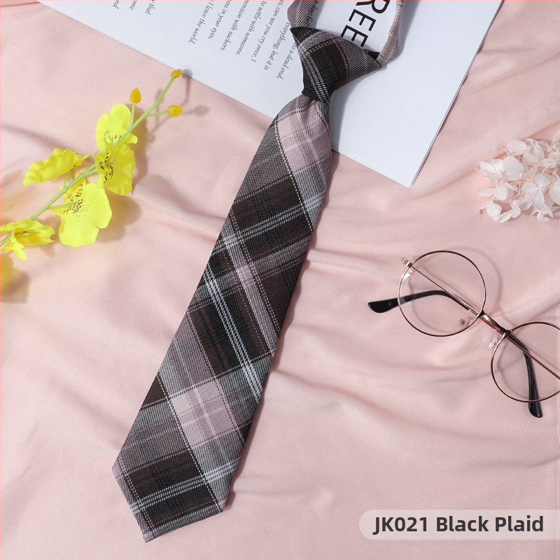 Stil japonez în carouri negru papion guler șir femei guler flori stil colegiu panglică JK arc cămașă costum de marinar