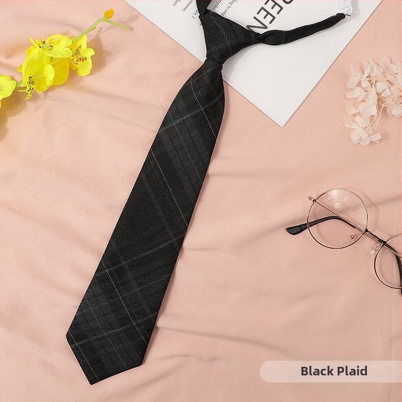 Stil japonez în carouri negru papion guler șir femei guler flori stil colegiu panglică JK arc cămașă costum de marinar