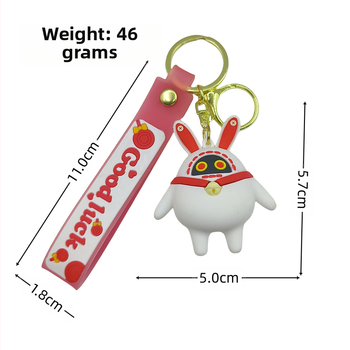 Jauna unikāla zona nulles perifērijas atslēgu piekariņš gudrs sprādziena auduma līmes lelle skolēna skolas somas kulons greifers dāvana vairumtirdzniecība