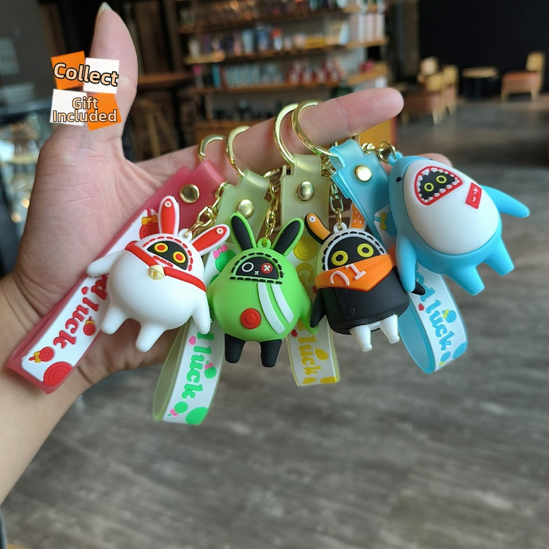 Jauna unikāla zona nulles perifērijas atslēgu piekariņš gudrs sprādziena auduma līmes lelle skolēna skolas somas kulons greifers dāvana vairumtirdzniecība