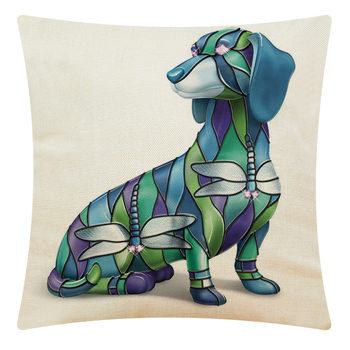 Amazon Cross-border Explosions Animal Collection Συνδυασμός Μαξιλαροθήκης από βαμβάκι και λινό για το σπίτι Μαξιλάρι αυτοκινήτου Μαξιλάρι καναπέ Μαξιλάρι