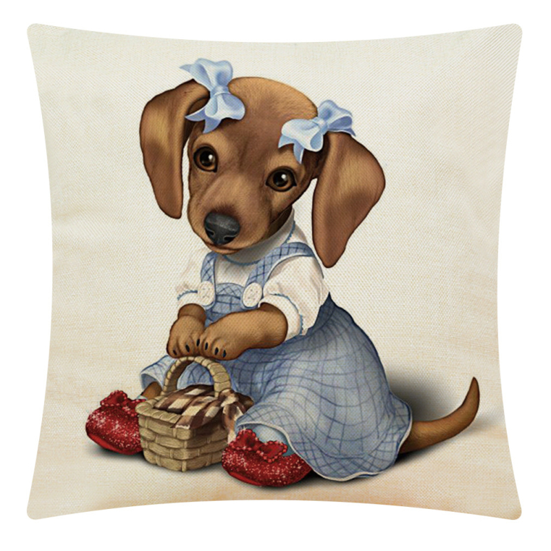 Amazon Cross-border Explosions Animal Collection Συνδυασμός Μαξιλαροθήκης από βαμβάκι και λινό για το σπίτι Μαξιλάρι αυτοκινήτου Μαξιλάρι καναπέ Μαξιλάρι