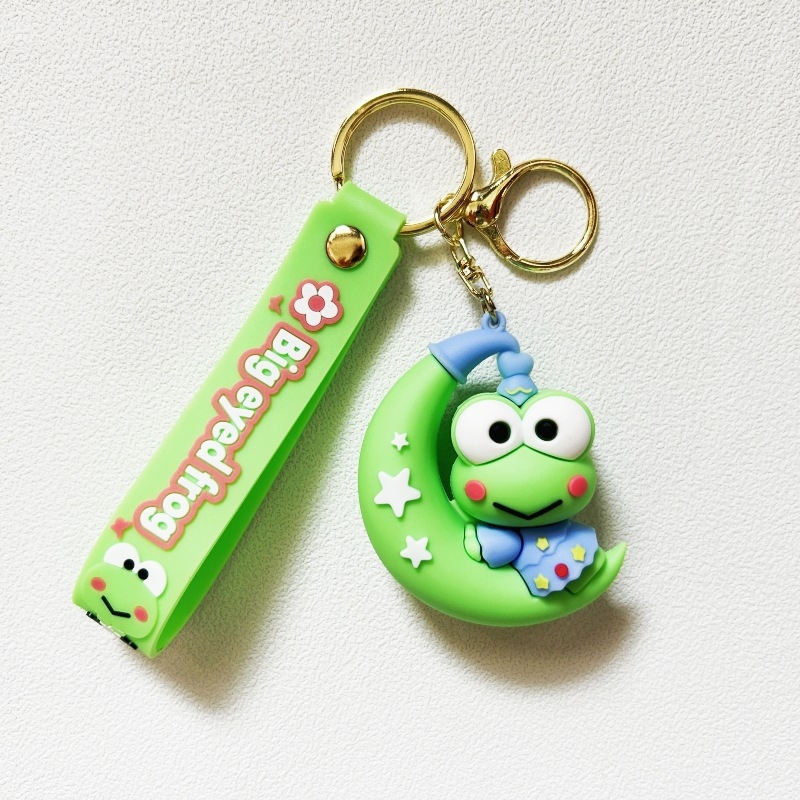 Jauns pārrobežu radošs multfilmas mēness Sanrio sērijas atslēgu piekariņa kulona soma automašīnas atslēgu piekariņa aksesuāri dāvana