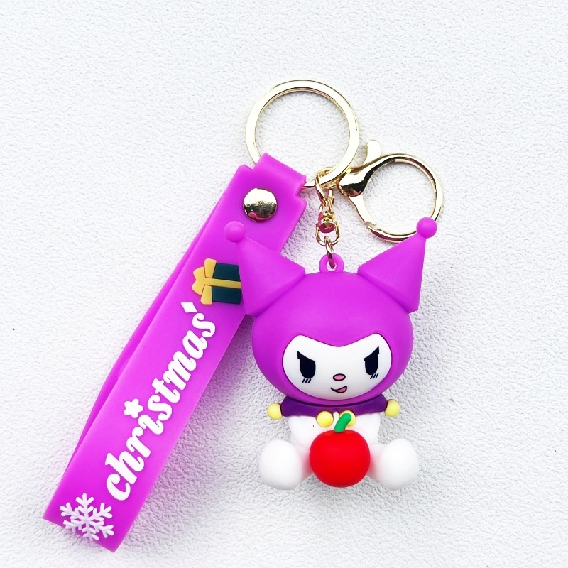Jauns pārrobežu radošs multfilmas mēness Sanrio sērijas atslēgu piekariņa kulona soma automašīnas atslēgu piekariņa aksesuāri dāvana