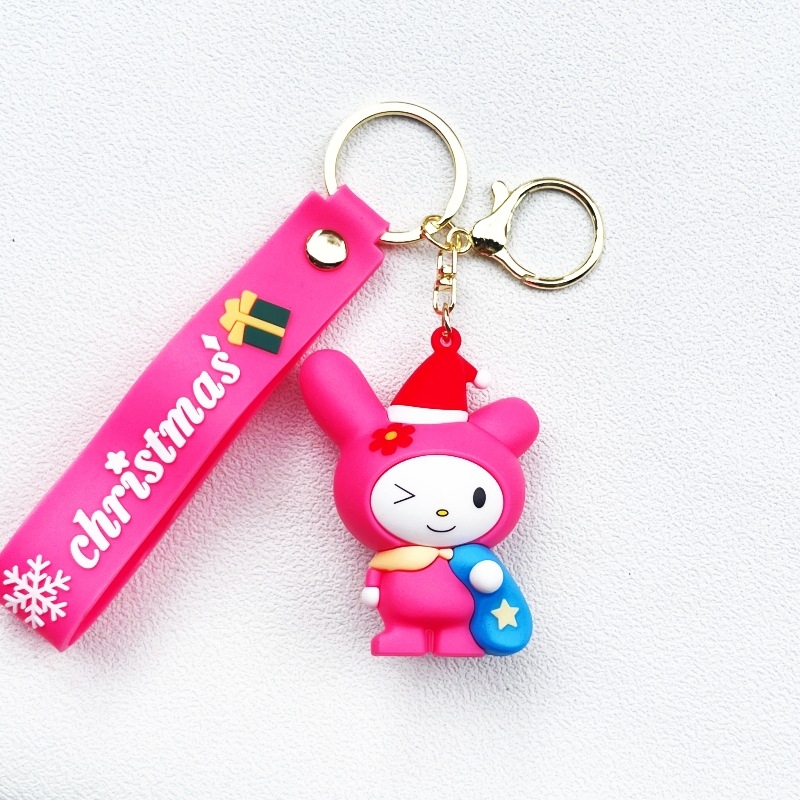 Jauns pārrobežu radošs multfilmas mēness Sanrio sērijas atslēgu piekariņa kulona soma automašīnas atslēgu piekariņa aksesuāri dāvana