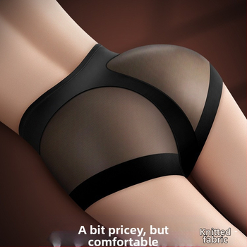 Εσώρουχα χωρίς ίχνη, καλοκαιρινά λεπτά γυναικεία εσώρουχα, σέξι, μεταξωτή κοιλιά, για μεγάλα οπίσθια, από καθαρό βαμβάκι, αντιβακτηριδιακό καβάλο