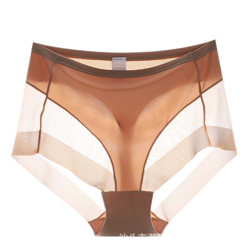 Εσώρουχα χωρίς ίχνη, καλοκαιρινά λεπτά γυναικεία εσώρουχα, σέξι, μεταξωτή κοιλιά, για μεγάλα οπίσθια, από καθαρό βαμβάκι, αντιβακτηριδιακό καβάλο
