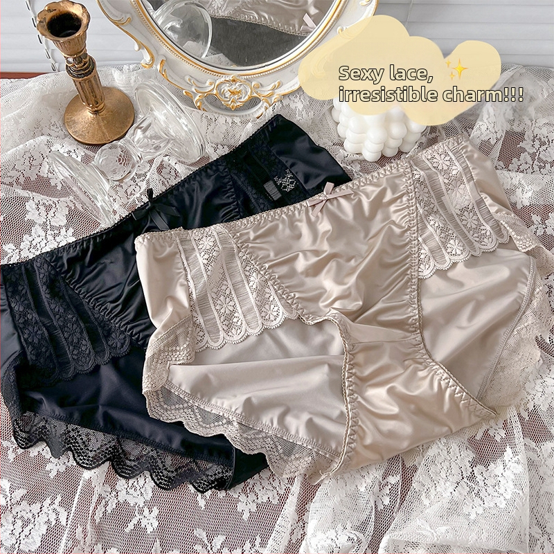 Luxusné saténové spodné prádlo pre ženy, bezšvové, ľadovo hodvábne, príjemné na pokožku, ľahké, priedušné, sexy, Pure Desire, plus size