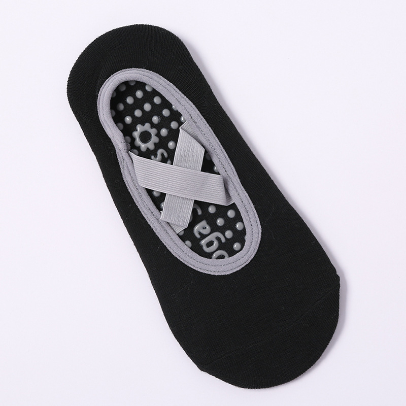 Jogos kojinės moterims, pilateso profesionalios neslystančios šokių kojinės, jogos praktikos patalpų sportinės kojinės, kryžminės kojinės