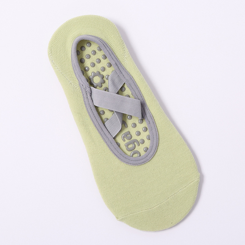 Jogos kojinės moterims, pilateso profesionalios neslystančios šokių kojinės, jogos praktikos patalpų sportinės kojinės, kryžminės kojinės