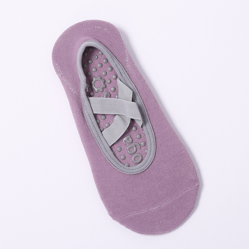 Jogos kojinės moterims, pilateso profesionalios neslystančios šokių kojinės, jogos praktikos patalpų sportinės kojinės, kryžminės kojinės