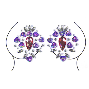 Halloweeni kleebis, plahvatusohtlik tätoveeringuga rinnakleebis, ööklubi interneti kuulsusega isetegemise komplekt, akrüülkleebis teemandiga, keskkonnakaitse