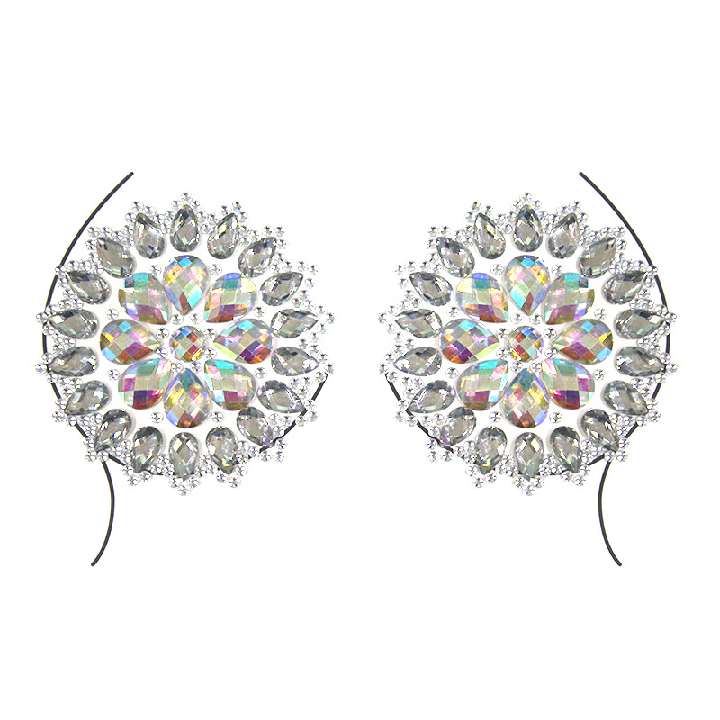 Halloweeni kleebis, plahvatusohtlik tätoveeringuga rinnakleebis, ööklubi interneti kuulsusega isetegemise komplekt, akrüülkleebis teemandiga, keskkonnakaitse