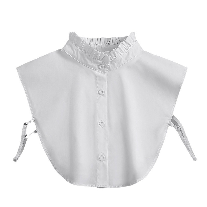 2024 m. pavasario ir rudens žiemos dekoratyvinė apykaklė su netikra apykakle, vaikiški universalūs netikra apykaklė, aukštos klasės marškinėliai su megztiniu Wei drabužiais