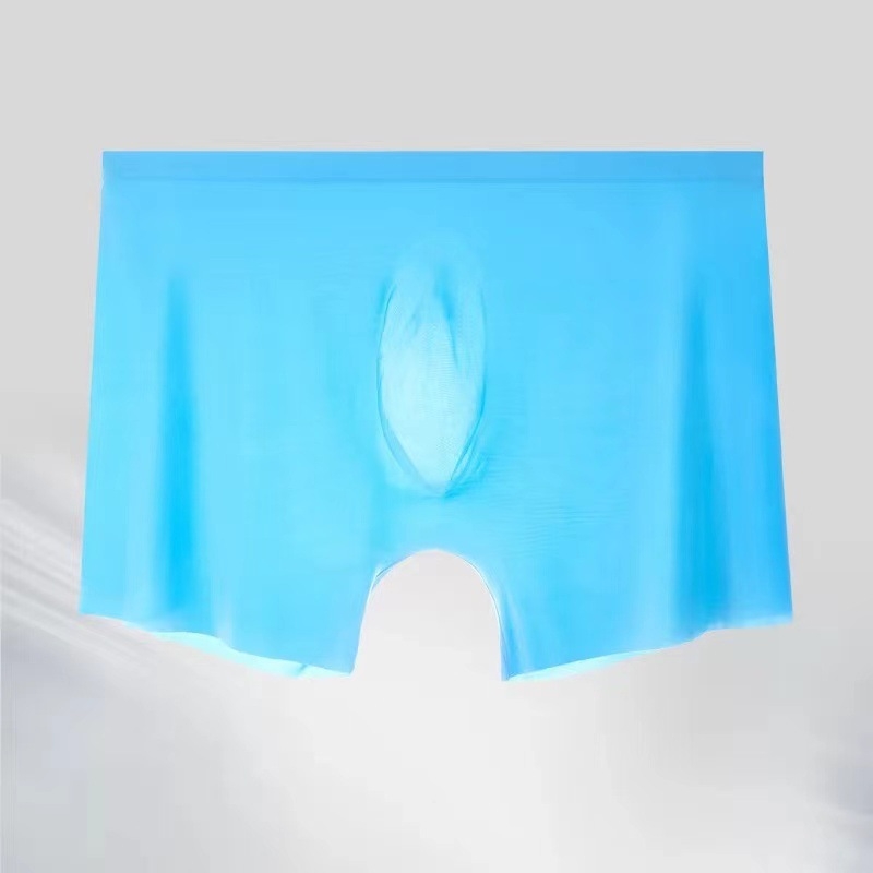 120 τεμάχια μονοκόμματα νάιλον Ice Silk ανδρικά εσώρουχα μπόξερ κατασκευαστές αναπνεύσιμο εξαιρετικά λεπτό γροθιά D