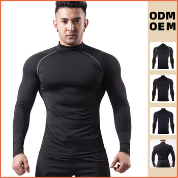 Ανδρικό αθλητικό κοστούμι 2023 με ψηλό γιακά, ελαστικό PRO, στενά ρούχα, γρήγορο στέγνωμα στον ιδρώτα, μπλουζάκι για τρέξιμο, αθλητικά είδη LULU στο ίδιο στυλ