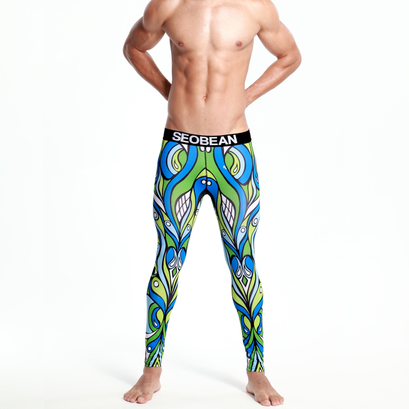 SEOBEAN/Xibin, pantaloni lungi noi pentru bărbați, colanți slim elastici și călduroși, pantaloni calzi pentru bărbați, en-gros