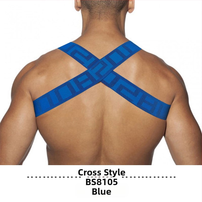 46 boja PUMPA Remen za rame Elastični izvlačni prsni remen Veliki prsni remen Europski i američki Party Fitness Seksi Muscle Muški remen