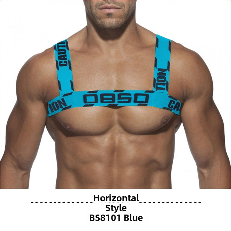 46 boja PUMPA Remen za rame Elastični izvlačni prsni remen Veliki prsni remen Europski i američki Party Fitness Seksi Muscle Muški remen