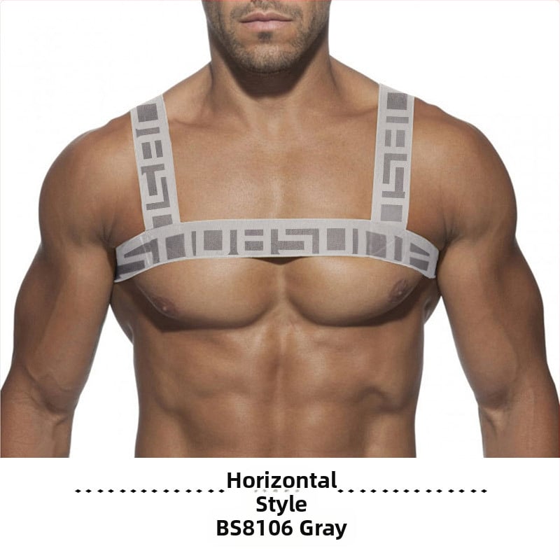 46 boja PUMPA Remen za rame Elastični izvlačni prsni remen Veliki prsni remen Europski i američki Party Fitness Seksi Muscle Muški remen