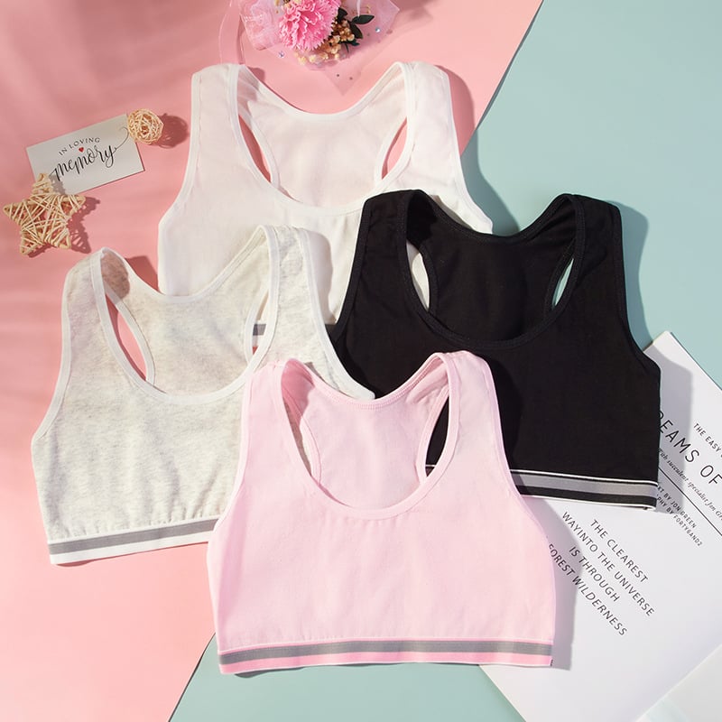 Период на развитие малка жилетка ученички момиче бельо големи деца 9-12 момичета ученици от прогимназията без стоманен пръстен момиче сутиен