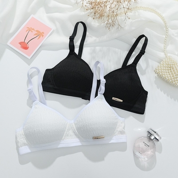 Σουτιέν για κορίτσια, καλοκαιρινό, λεπτό εσώρουχο για μαθητές γυμνασίου, μαθήτριες λυκείου, σουτιέν χωρίς ατσάλι, σουτιέν χωρίς δέσιμο, χωρίς ιμάντες δεσίματος