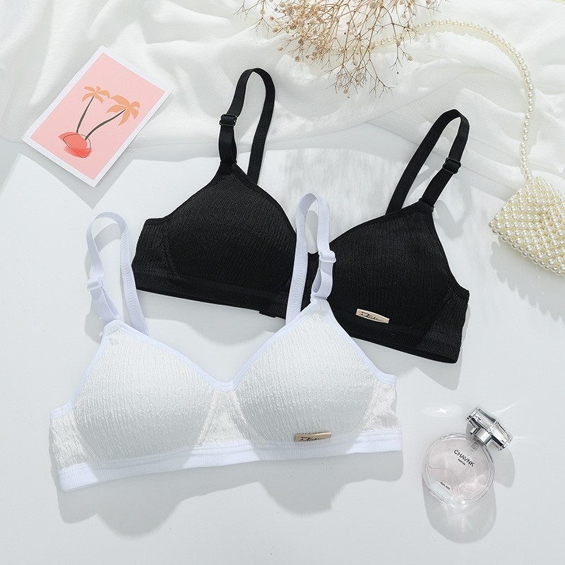 Tüdrukute suvine õhuke aluspesu põhikooliõpilastele gümnaasiumiõpilastele tüdrukute rinnahoidja ilma terasrõngasteta, sidumisvaba rinnahoidja