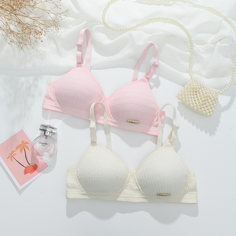 Tüdrukute suvine õhuke aluspesu põhikooliõpilastele gümnaasiumiõpilastele tüdrukute rinnahoidja ilma terasrõngasteta, sidumisvaba rinnahoidja