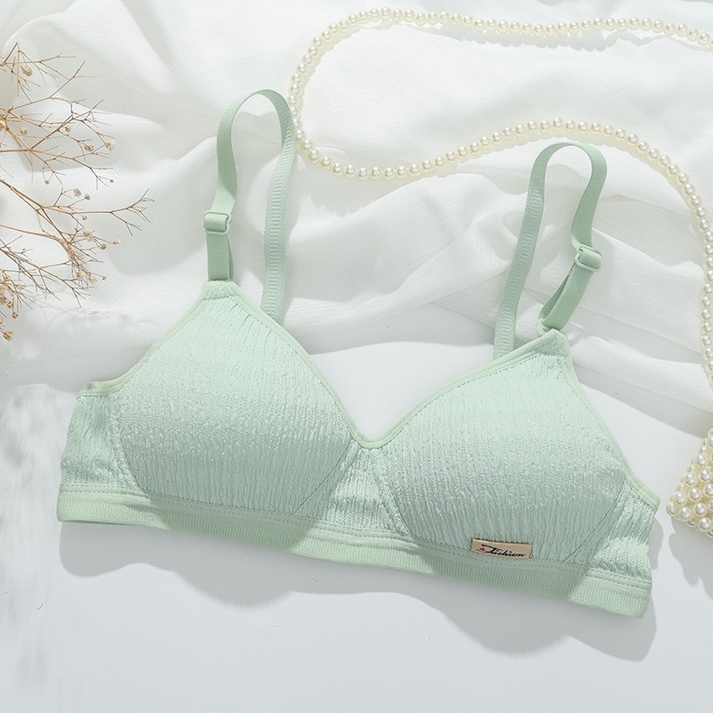 Tüdrukute suvine õhuke aluspesu põhikooliõpilastele gümnaasiumiõpilastele tüdrukute rinnahoidja ilma terasrõngasteta, sidumisvaba rinnahoidja