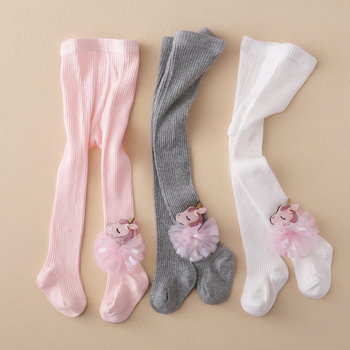 Κορεατική εκδοχή του βρεφικού καλσόν άνοιξης και φθινοπώρου, λεπτές γυναικείες λευκές κάλτσες ενός μέρους για μωρά, κοριτσίστικες κάλτσες κολάν σε διασυνοριακό στυλ ξένου στυλ