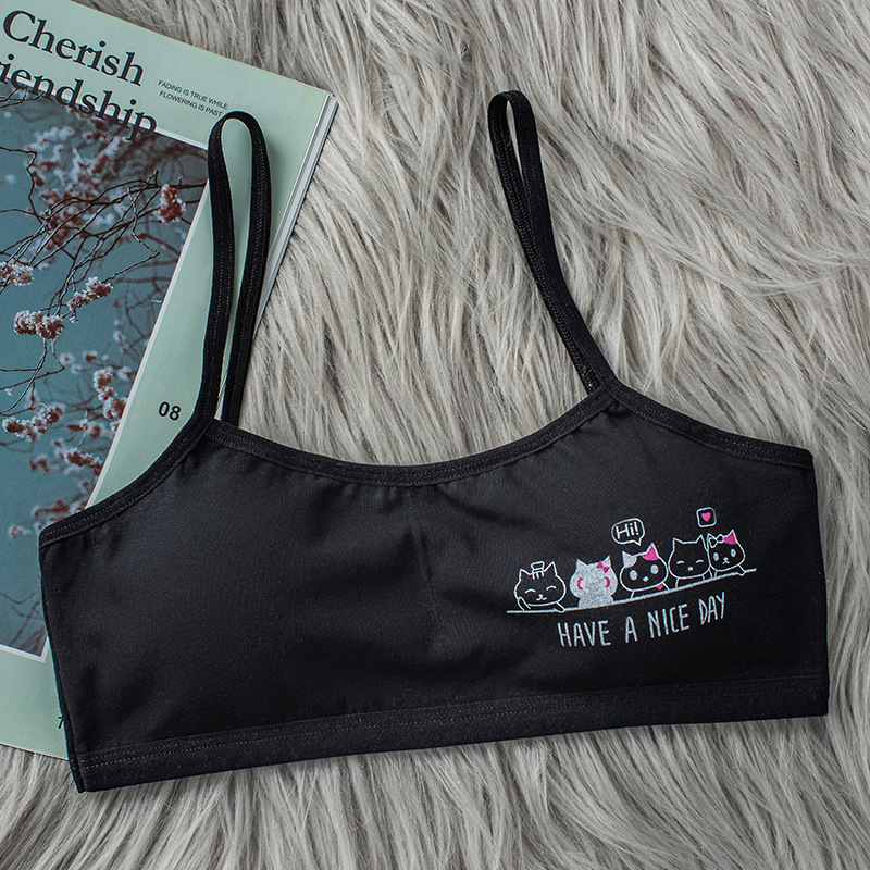 [Spot Second Hair] Tüdrukute rinnahoidja puuvillast arengut soodustav aluspesu 9-14-aastastele lastele