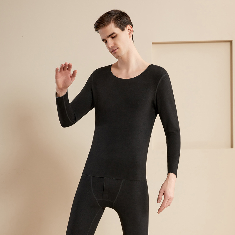 Naujo stiliaus, plius dydžio, šiltas vidinis kostiumas vyrams ir moterims, rudens ir žiemos, su vilnos pamušalu, sustorinti, šalčiui atsparūs, paprasti, universalūs, baziniai rudens drabužiai ir kelnės.