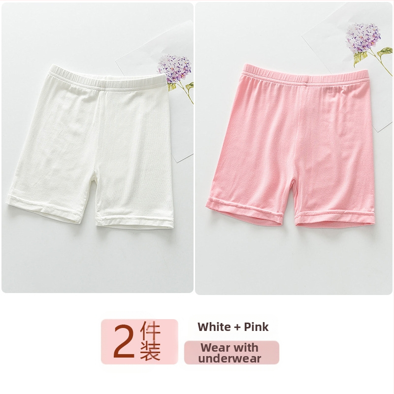 Tüdrukute turvapüksid kevadel ja suvel uued jooksmisvastased kerged suvised õhukesed beebi- ja lastekindlustusega tüdrukute lühikesed püksid jalgevahele