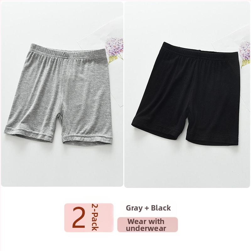 Tüdrukute turvapüksid kevadel ja suvel uued jooksmisvastased kerged suvised õhukesed beebi- ja lastekindlustusega tüdrukute lühikesed püksid jalgevahele