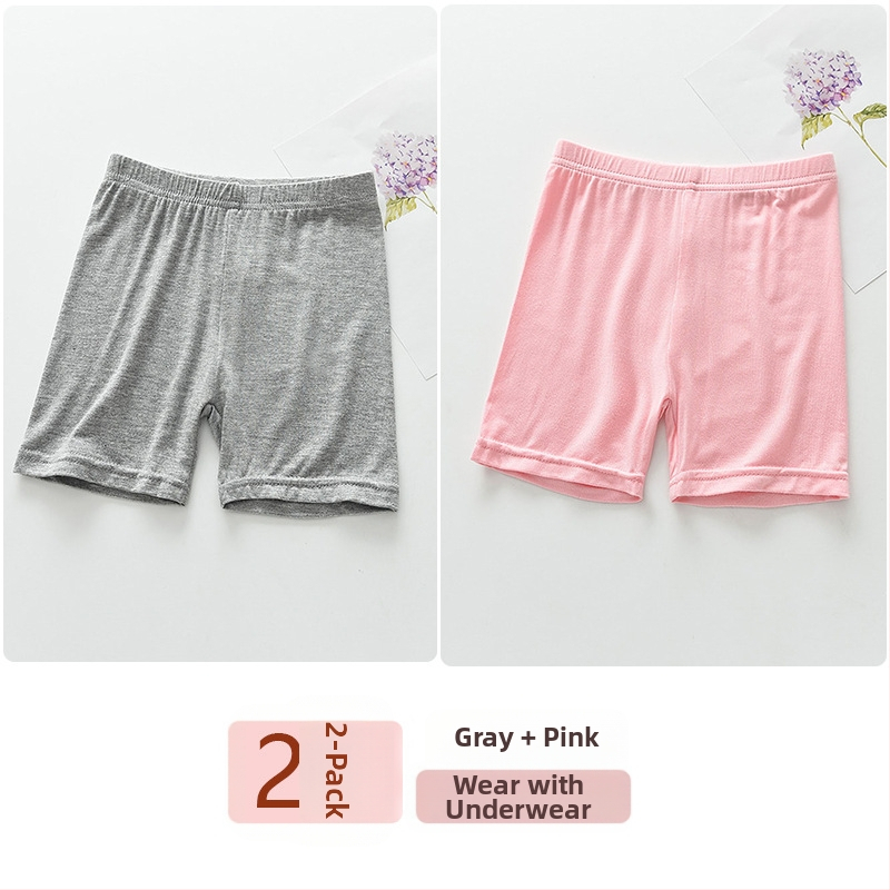 Tüdrukute turvapüksid kevadel ja suvel uued jooksmisvastased kerged suvised õhukesed beebi- ja lastekindlustusega tüdrukute lühikesed püksid jalgevahele