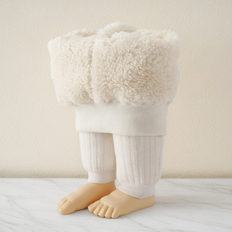 Gyerek harisnyanadrág, polár béléssel, lányka nadrág, téli vastagított egyrészes bársony baba lányka leggings, Northeast szuper vastag pamut nadrág