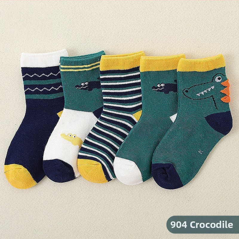 Sügisesed ja talvised uued laste sokid torus, laste sokid kammitud puuvillast, multifilmitrükiga, meeste ja naiste, suurte laste A-klassi beebisokid hulgimüügist