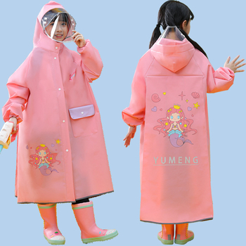 Laste vihmamantel poistele lastele kogu keha veekindel tüdrukutele 2024 beebi lasteaed algkooliõpilastele spetsiaalne pontšo kooliks