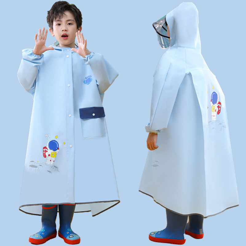 Laste vihmamantel poistele lastele kogu keha veekindel tüdrukutele 2024 beebi lasteaed algkooliõpilastele spetsiaalne pontšo kooliks