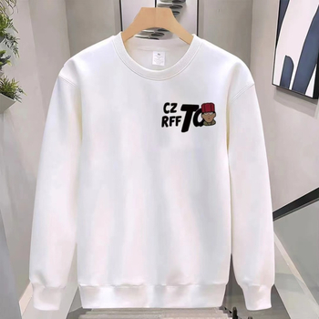 Есен 2024 Нов суитшърт с кръгло деколте за мъже и жени, национална мода за тийнейджъри, свободен вътрешен суитшърт с дълъг ръкав и щампована буква